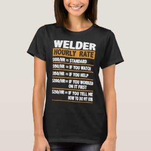 Lasser Uurtarief Grappige geschenklasser T-shirt