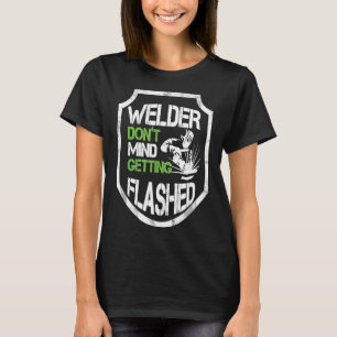 Lasser vind het niet erg om geflitst Geweldige las T-shirt