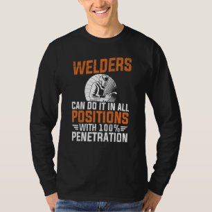 Lassers kunnen het in alle posities Metalsmith-fab T-shirt