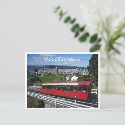 lassetkabelauto briefkaart (Staand voorkant)