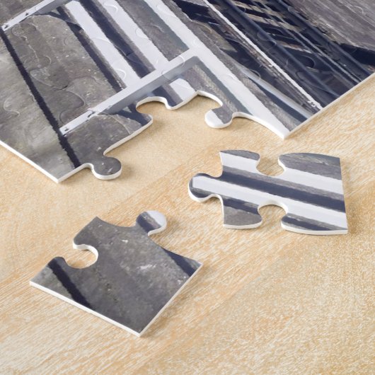 lassetkabelauto legpuzzel (Zijkant)