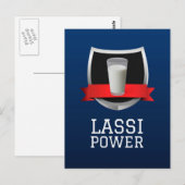 Lassi - Indiase yoghurt drank Briefkaart (Voorkant / Achterkant)