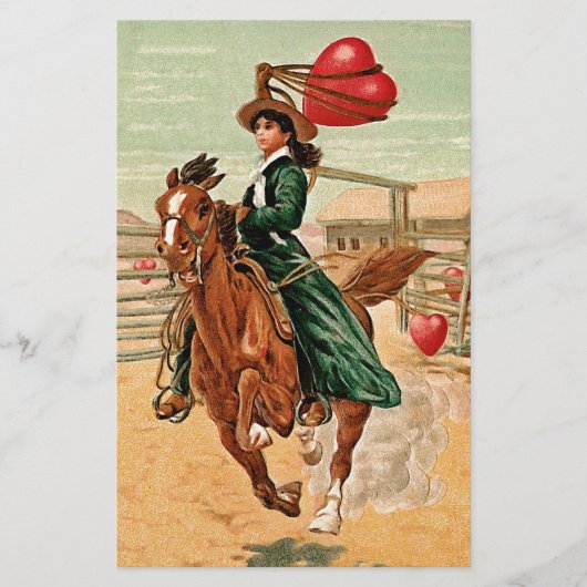 Lasso mijn hart  Valentijn Briefpapier (Voorkant)