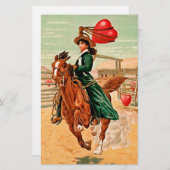 Lasso mijn hart  Valentijn Briefpapier (Voorkant / Achterkant)