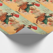 Lasso mijn hart  Valentijn Cadeaupapier (Hoek)