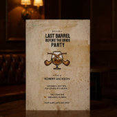 Last Barrel Before the Bride Bachelor Night Kaart