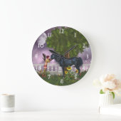 Last Black Unicorn Wall Clock Grote Klok (Huis)