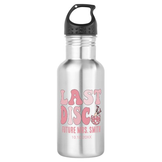 Last Disco Nashville Bachelorette Party Bride Waterfles (Voorkant)