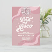Last Disco Retro 70 Bachelorette Weekend Itinerary Kaart (Staand voorkant)