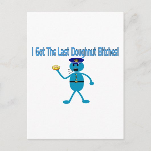 Last Doughnut Briefkaart (Voorkant)