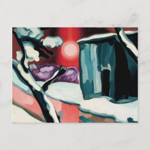 Last Evening of the Year, 1929 by Oscar Bluemner Briefkaart