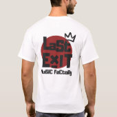 Last Exit Music Factory- Crown logo T-Shirt (Dos)
