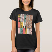 Last First Day Senior 2023 Graduation Leopard T-shirt (Voorkant)