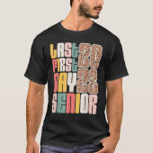 Last First Day Senior 2023 Graduation Leopard T-shirt (Voorkant)