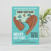 Last Float Bachelorette Party Weekend Invitation (Debout devant)