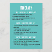 Last Float Bachelorette Party Weekend Invitation (Dos)