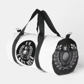 Last Hole Black & White Monogram Crest Plunjezak (Rechterhoek)