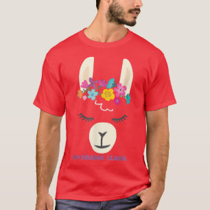 Last Minute Hanukkah No Drama Llama Alpaca T-shirt