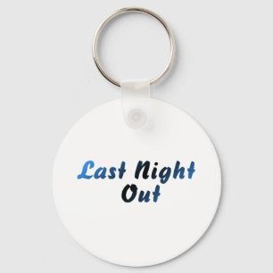 Last Night Out (blauw) Sleutelhanger
