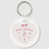 “Last Rodeo” Bruidsstam Western Bachelorette Sleutelhanger (Voorkant)