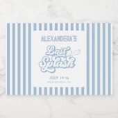 Last Splash Bachelorette Sparkling Wijnetiket (Enkel label)