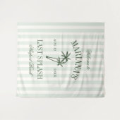 Last Splash Beach Palms Bachelorette Wandkleed (Voorkant (horizontaal))