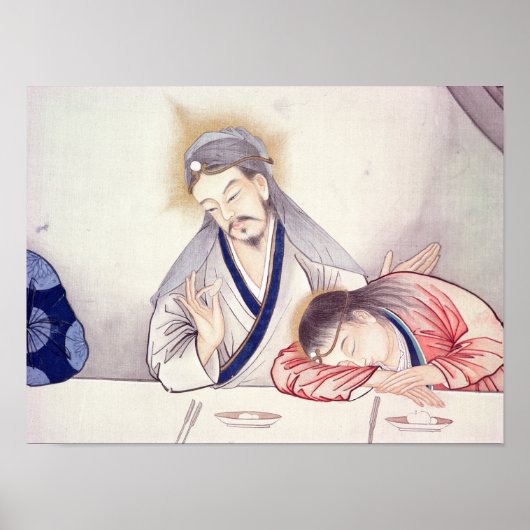 Last Supper, Christus en Sint-John Poster (Voorkant)