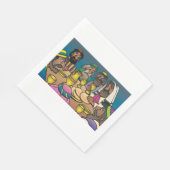 Last Supper Religious Napkins Servet (Hoek)