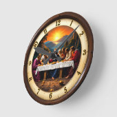 Last Supper Scenic Sunset Ronde Klok (Hoek)