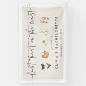 "Last Toast on the Coast" Summer Bachelorette Spandoek (Verticaal)