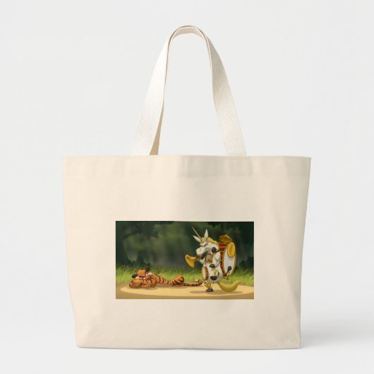 Last Unicorn Bag Grote Tote Bag (Voorkant)
