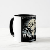 Lastenrad im Bat-Signal Style, Lastenfahrrad Mok (Voorkant links)