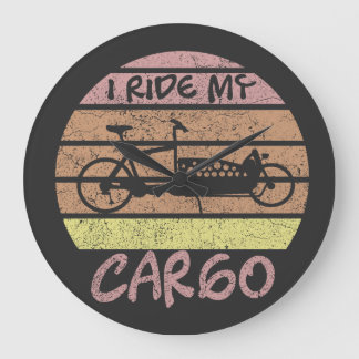 Lastenrad im Sonnenuntergang, Retro, Cargobike Grote Klok