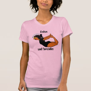 lastige yoga t-shirt