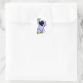 L'astronaute dans différents stickers chaussettes (Sac)