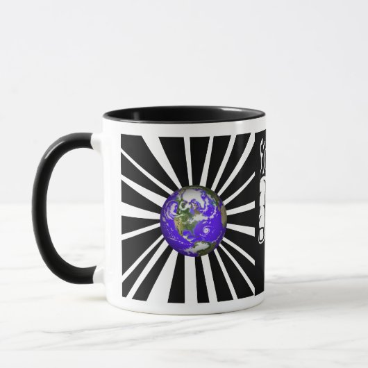 L'astronaute de la Lune Terre Mug (Gauche)
