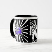 L'astronaute de la Lune Terre Mug (Devant gauche)