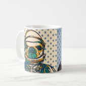 L'astronaute français Bulldog Mug (Devant gauche)