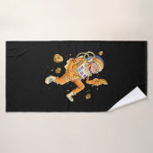 L'astronaute Monkey Space (Serviette de bain)