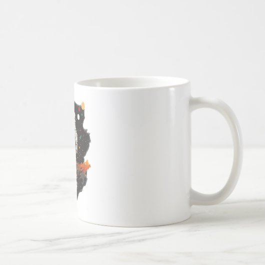 L'astronaute rétro Mug (Droite)