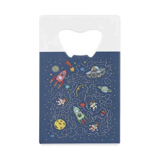 L'astronaute spatial Cat Rocket Maze Puzzle Mystèr (Devant)