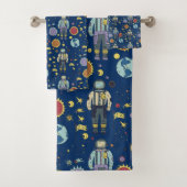 L'astronaute spatiale Homme coloré (En situation)