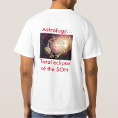 L'astronomie éclipse le T-shirt d'astrologie (Dos)