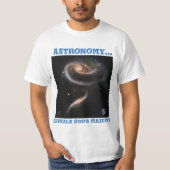 L'astronomie éclipse le T-shirt d'astrologie (Devant)