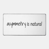 L'Asymétrie Est Le Mat De Bureau Naturel (Recto)