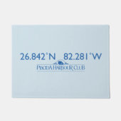 Lat/Lon-deurmat Deurmat (Voorkant)