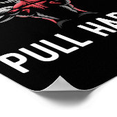 Lat Pulldown Oefening Bodybuilding Fitness Workout Poster (Hoek)