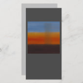 Late Afternoon Feestdagenkaart (Voorkant / Achterkant)