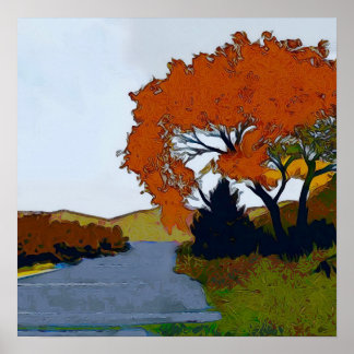 Late Autumn Impressions-Poster Poster