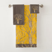 Late Autumn on a Bathroom Towel Set Bad Handdoek (Insitu)